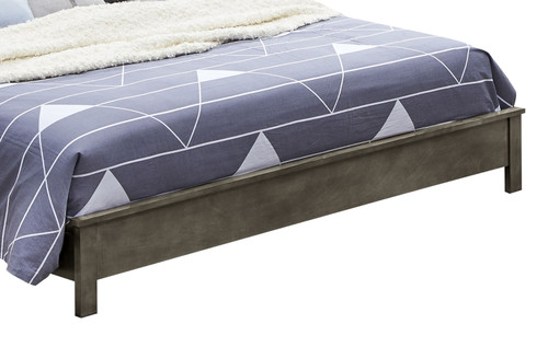 King Transitional Bed - Gray