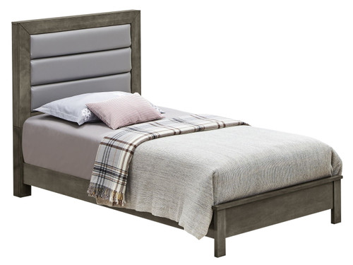 Twin Bed For Modern Spaces - Gray