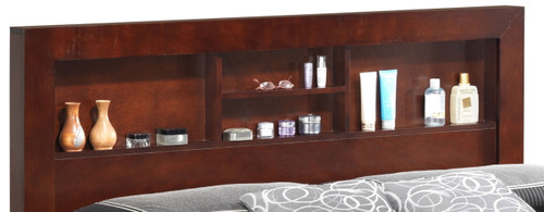 Queen Bed Elegant Transitional - Cherry