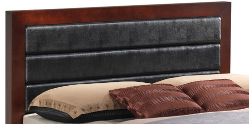 Queen Bed Transitional Elegant - Cherry