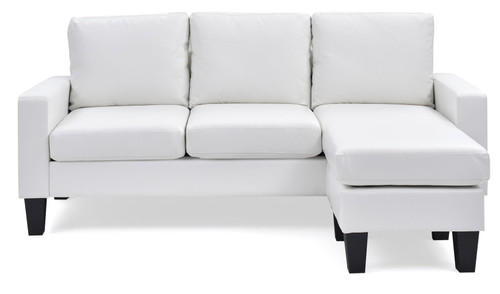 Jenna - Sofa Chaise - White