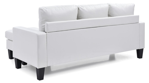 Jenna - Sofa Chaise - White