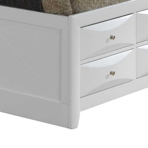 Marilla - Twin Storage Bed - White