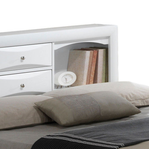 Marilla - King Storage Bed - White