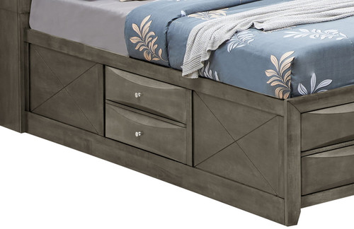Marilla - Queen Storage Bed - Gray
