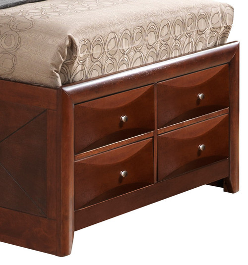 Marilla - Twin Storage Bed - Cherry
