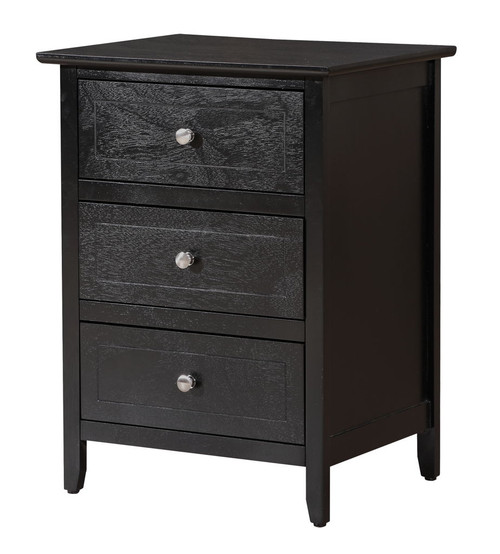 Daniel - Transitional Nightstand - Black