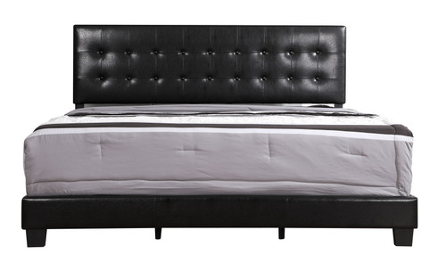 Caldwell - Queen Bed Stylish Contemporary - Black