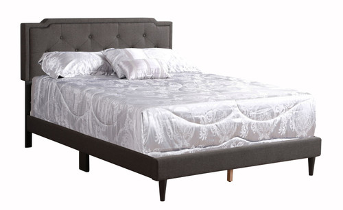 Deb - Queen Bed Button Tufted - Black