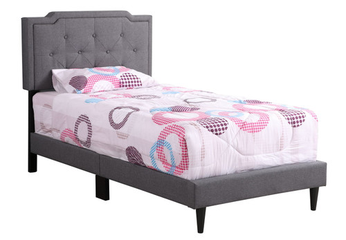 Deb - Twin Bed - Gray
