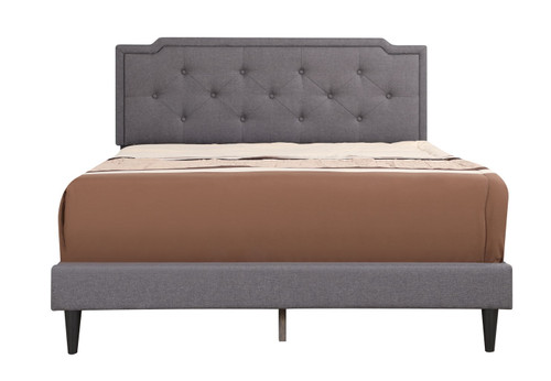 Deb - Queen Bed For Cozy Sleep - Gray
