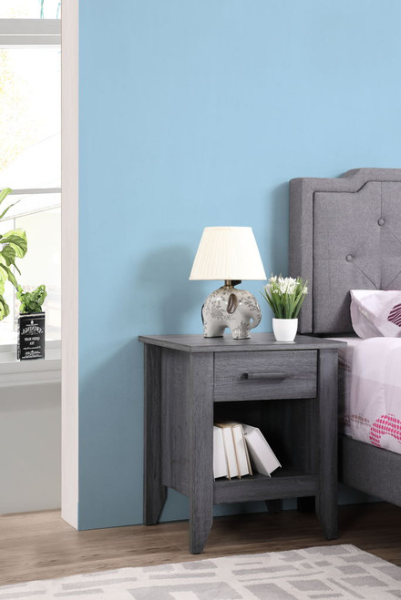 Lennox - Nightstand - Gray