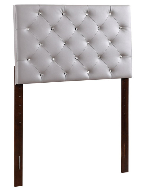 Twin Stylish Casual Headboard - Light Gray