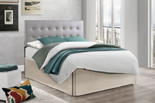 Super Nova - King Headboard - Light Gray