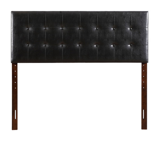 Super Nova - Queen Bed Upholstered Headboard - Black
