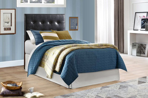 Super Nova - Twin Panel Headboard - Black