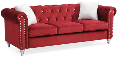 Raisa - Sofa - Burgundy