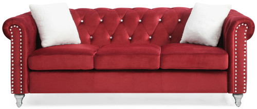 Raisa - Sofa - Burgundy