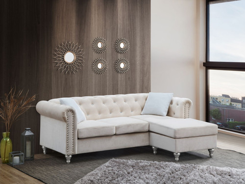 Raisa - Sofa Chaise - Beige