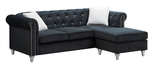 Raisa - Sofa Chaise - Black