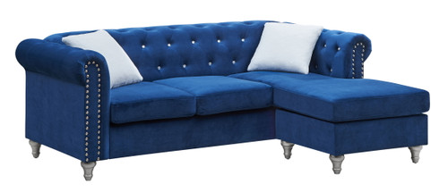 Raisa - Sofa Chaise - Blue
