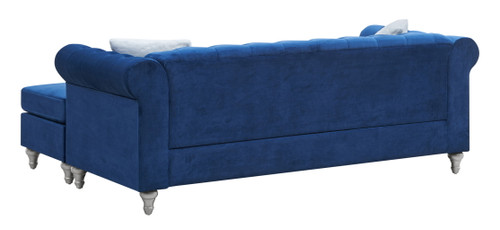 Raisa - Sofa Chaise - Blue