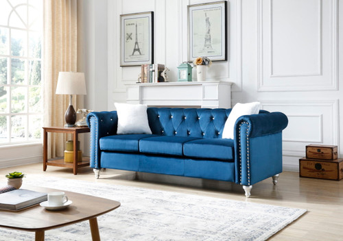 Raisa - Sofa - Navy Blue