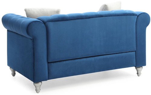 Chic Loveseat - Navy Blue