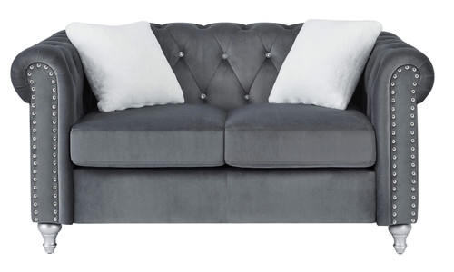 Modern Loveseat For Cozy Interiors - Gray