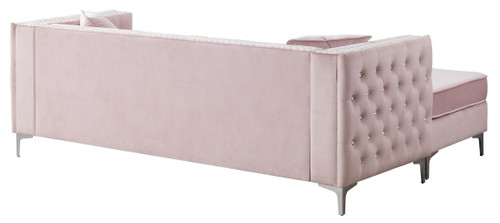 Paige - Sofa Chaise - Pink