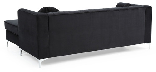 Delray - Sofa Chaise - Black