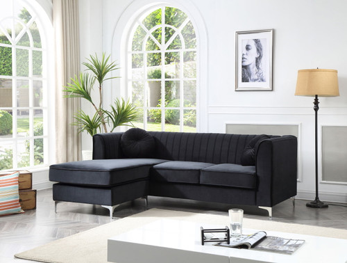 Delray - Sofa Chaise - Black