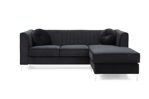 Delray - Sofa Chaise - Black