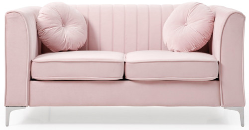 Delray - Loveseat - Pink