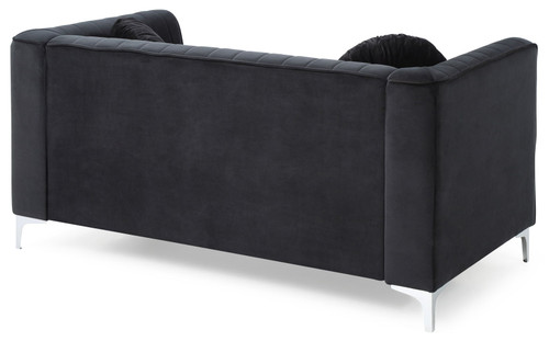 Delray - Loveseat - Black