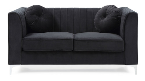Delray - Loveseat - Black
