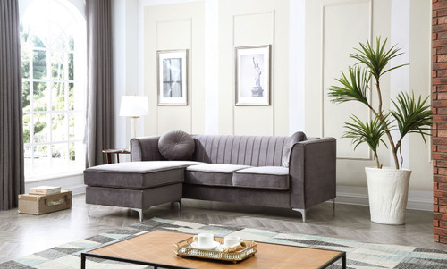 Delray - Sofa Chaise - Gray