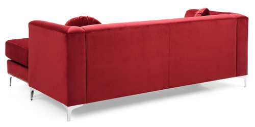 Pompano - Sofa Chaise - Burgundy