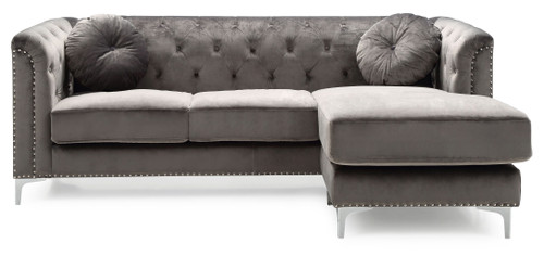 Pompano - Sofa Chaise - Dark Gray