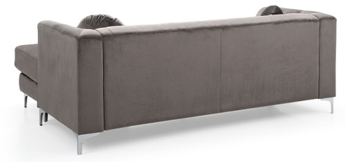 Pompano - Sofa Chaise - Dark Gray