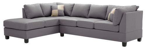 Malone - Sectional - Gray