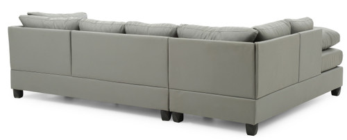 Malone - Sectional - Gray