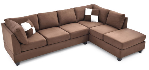 Malone - Sectional - Chocolate