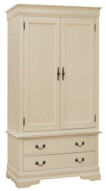Elegant Traditional Armoire - Beige