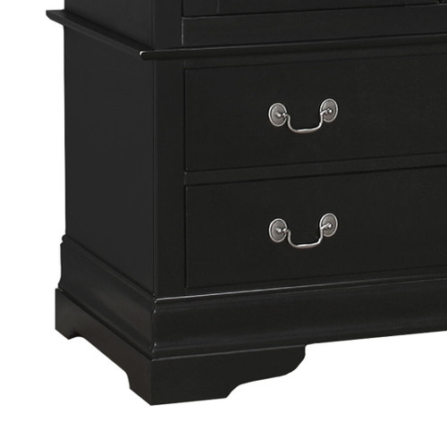Elegant Traditional Armoire - Black