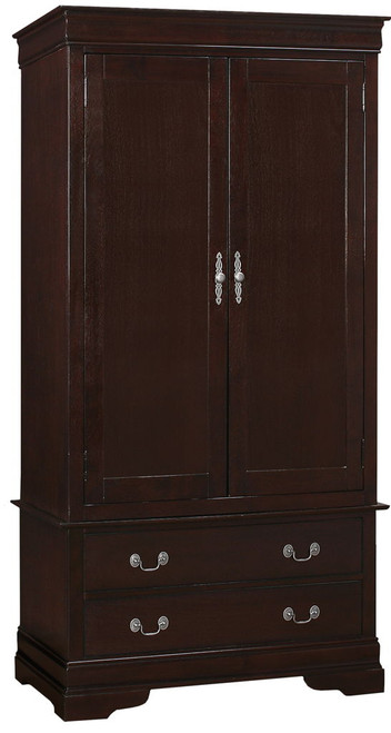 Storage Armoire Elegant - Cappuccino