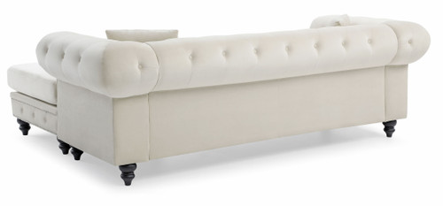 Nola - Sofa Chaise - Ivory