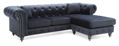 Nola - Sofa Chaise - Black