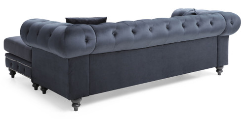 Nola - Sofa Chaise - Black