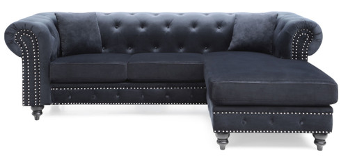 Nola - Sofa Chaise - Black